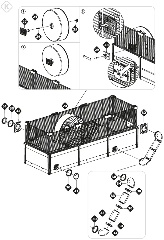 ferplast-570074-Multipla-Hamster-Large-Cage-FIG-9