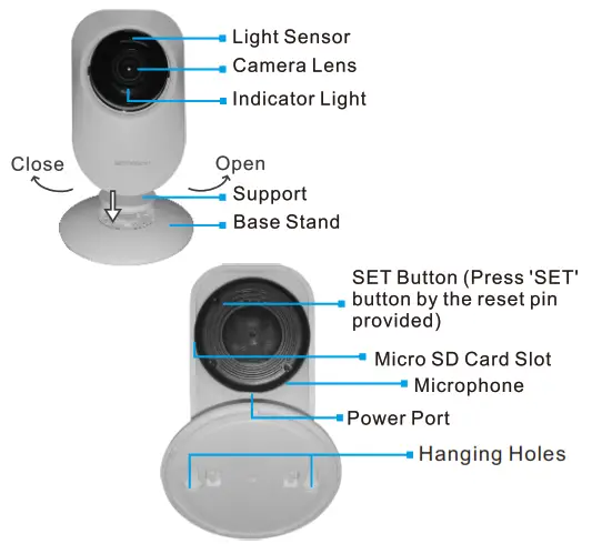 EMERSON ER108003 720P HD Wireless Security Camera - fig1