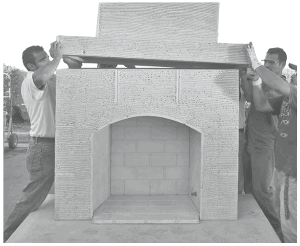 KINDRED Wilmington Gas Burning Fireplace - FIREPLACE TOP