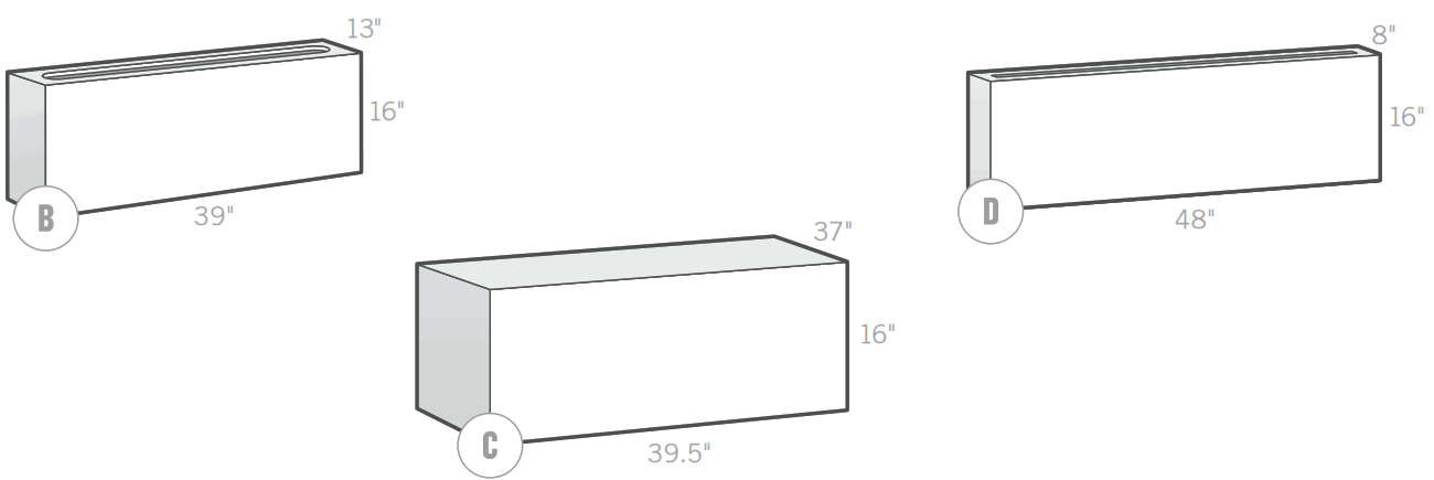 KINDRED Wilmington Gas Burning Fireplace - PARTS LIST1