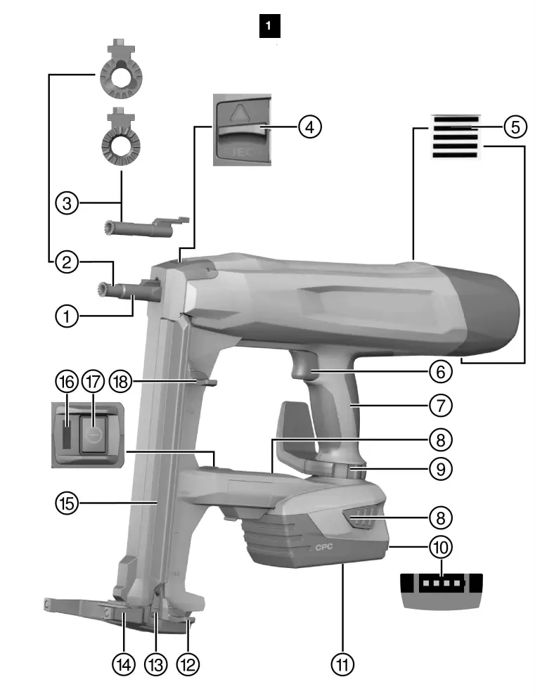 HILTI BX 3 Cordless Fastening Tool -