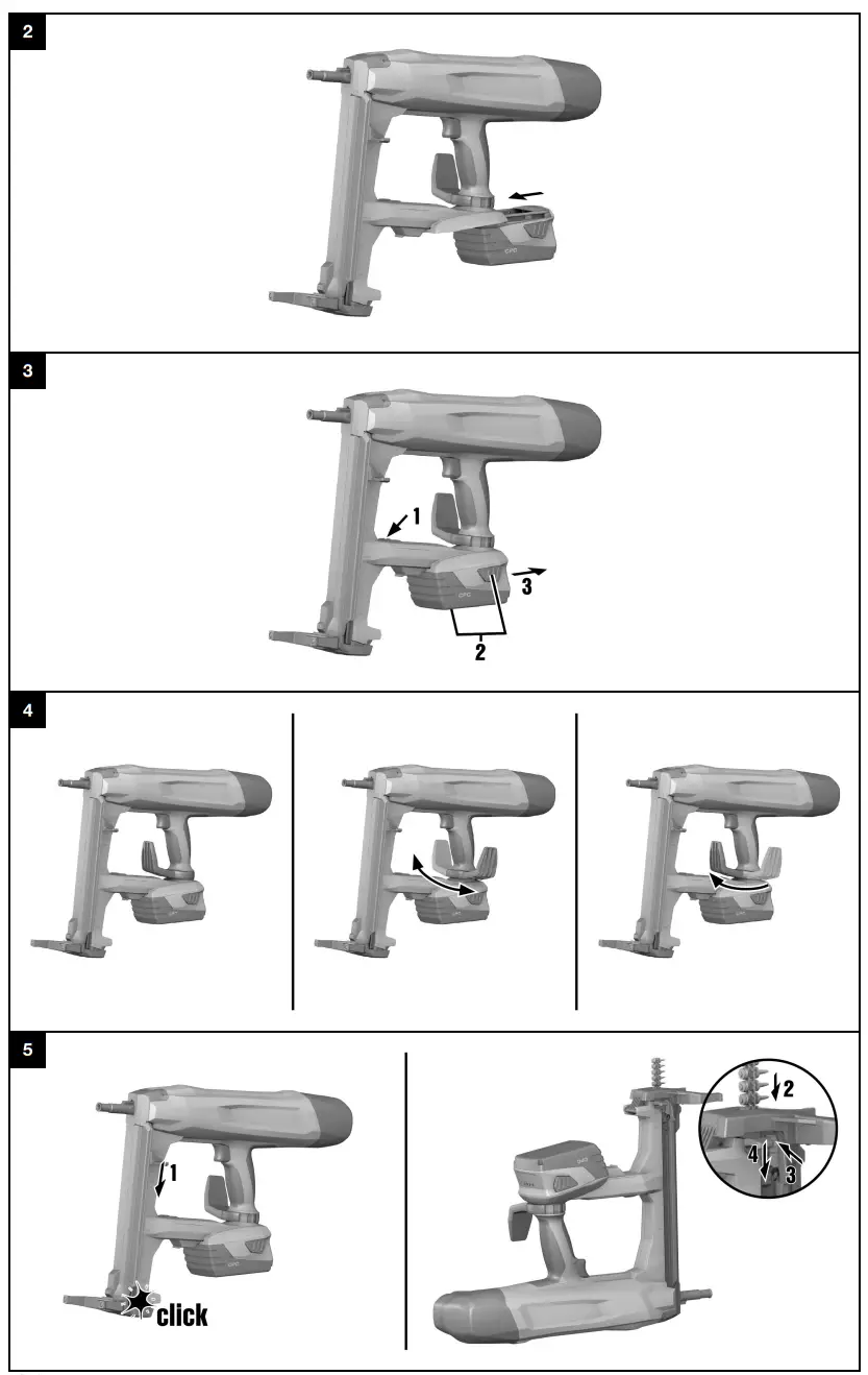 HILTI BX 3 Cordless Fastening Tool -fig1