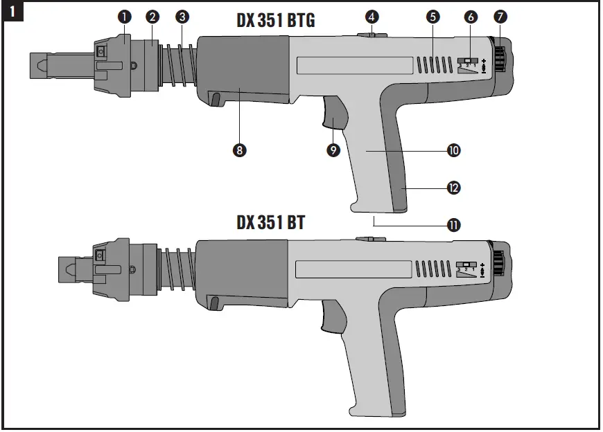 HILTI DX 351 BT Powder Actuated 01
