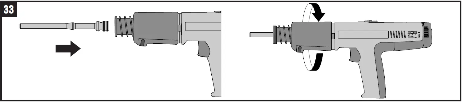 HILTI DX 351 BT Powder Actuated 33
