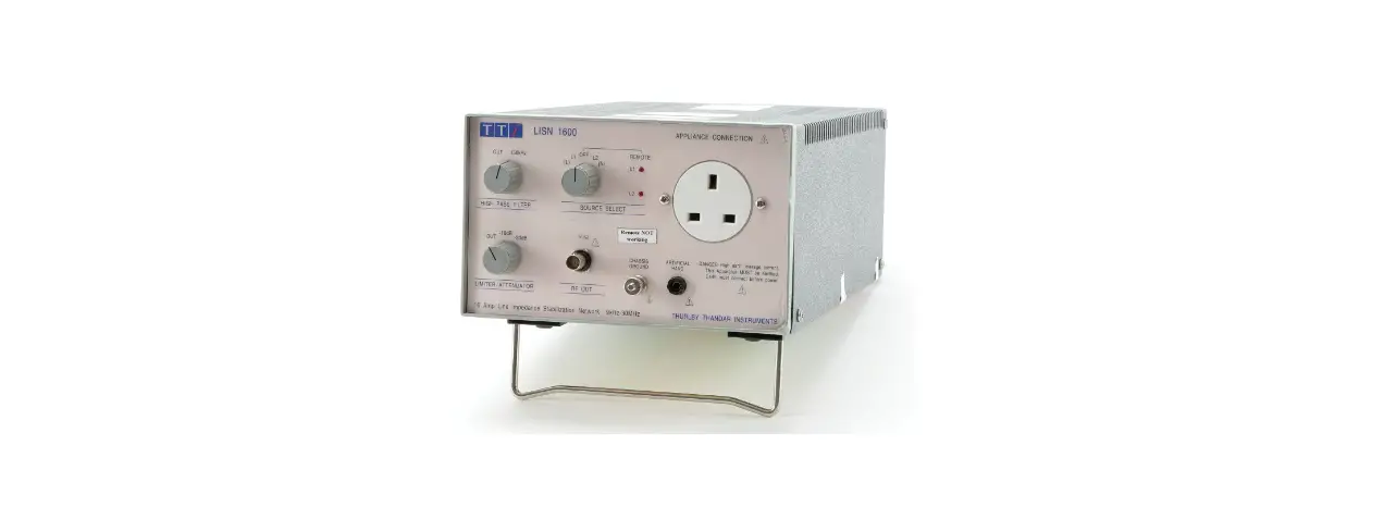 Tti Lisn 1600 Line Impedance Stabilisation Network Instruction Manual