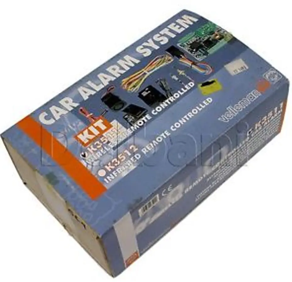 velleman K3512 Remote Controlled Car Alarm