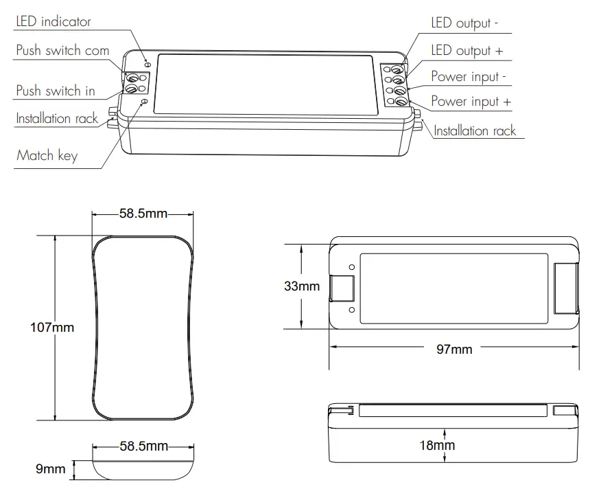 SKYDANCE-V1-R6-1-Single-Color-LED-Controller-Kit-1