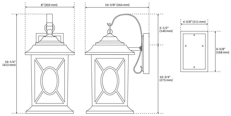 Signature-Hardware-434328-Kingston-Ma-or-Dark-Bronze-Outdoor-2-Light-Candelabra-Wall-Sconce-fig-2