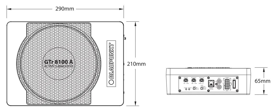 BLAUPUNKT GTr 8100 A Active Subwoofer - Fig 2