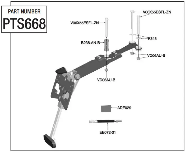 rizoma PTS668 Plate Holder - Figure 2