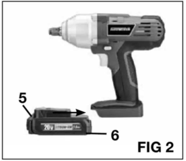 Genesis GLIW20AK 20V Max Lithium Ion Impact Wrench Kit - fig 4