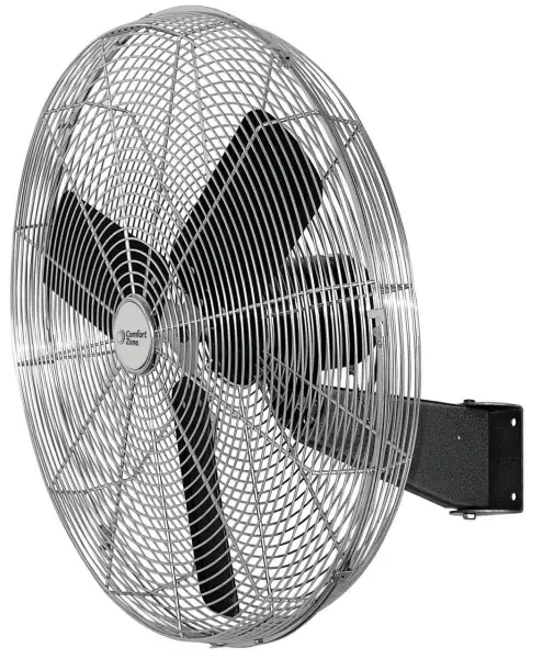 Comfort Zone CZHVW30 Series 30 Inch Wall Mounted Fan -