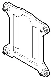 NZXT T120 High Performance Air Cooler - Intel Backplate 2