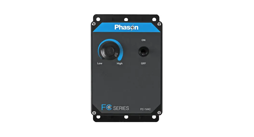 Phason Fc-1vac Variable Speed Fans Manual Controller User Manual