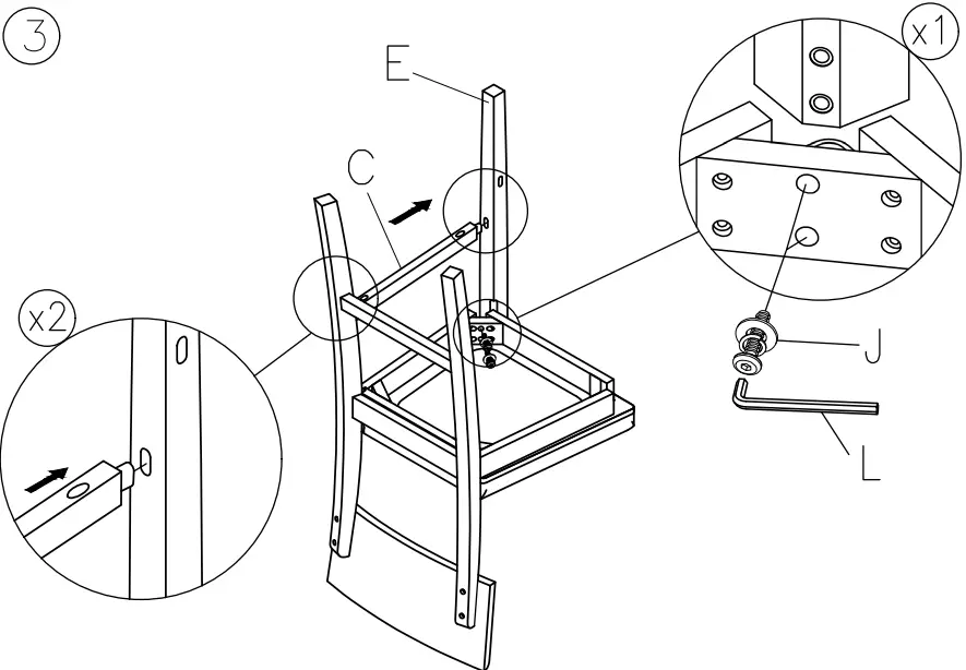 ASHLEY D201-124 Furniture Counter Height Bar Stool-FIG5