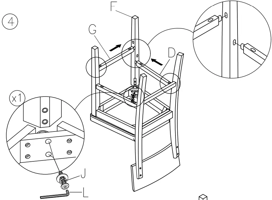 ASHLEY D201-124 Furniture Counter Height Bar Stool-FIG6