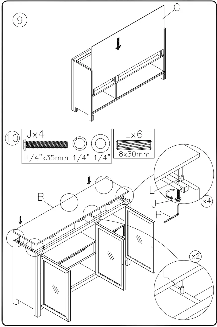 ASHLEY A4000508 Lenston Accent Cabinet - fig 6