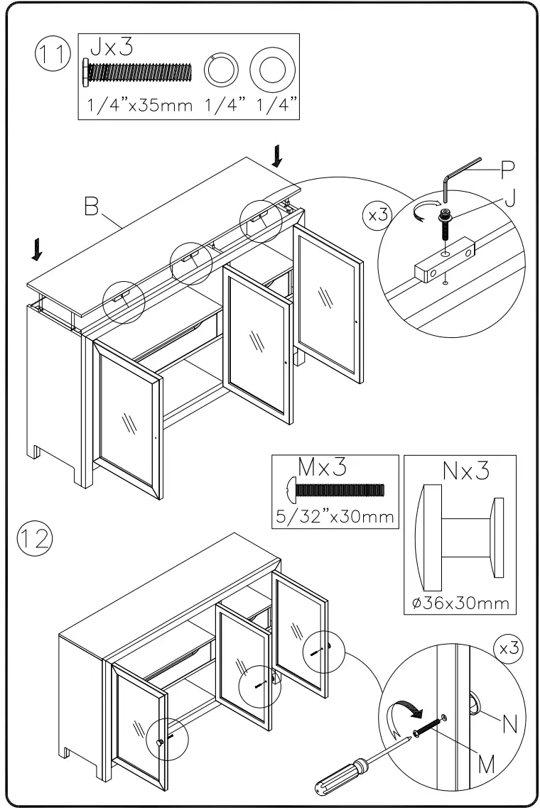 ASHLEY A4000508 Lenston Accent Cabinet - fig 7