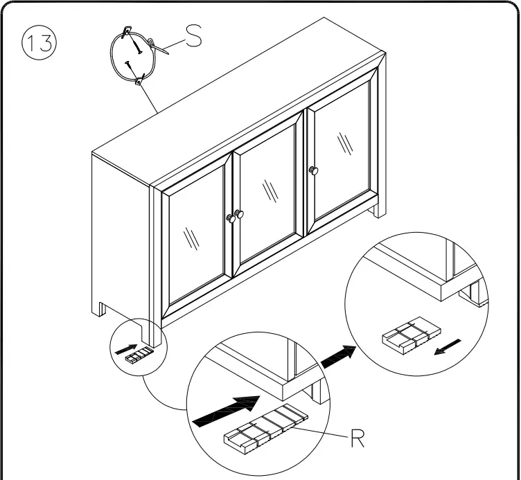 ASHLEY A4000508 Lenston Accent Cabinet - fig 8