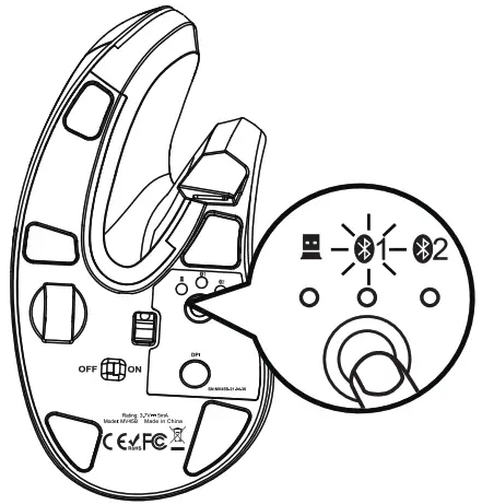 ProtoArc EM11 Bluetooth Vertical Ergo Mouse - Figure 6