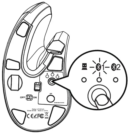 ProtoArc EM11 Bluetooth Vertical Ergo Mouse - Figure 7