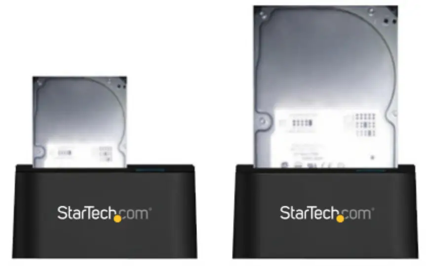 StarTech Com SDOCK2U33 USB 3 0 to Dual 2 5 3 5 Inch SATA HDD Dock with UASP - fig