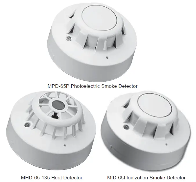 Mircom MIR-65 Series Conventional Smoke and Heat Detectors
