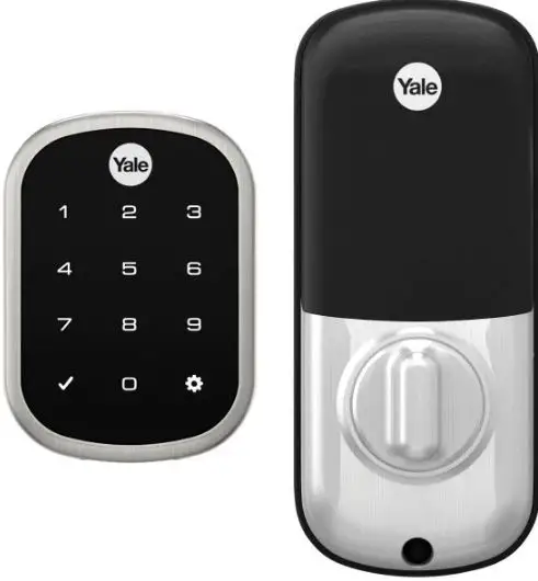 Yale Real Living YRD156 Key Free Touchscreen Deadbolt with Z Wave Plus-fig1