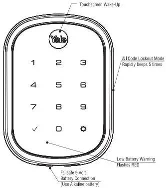 Yale Real Living YRD156 Key Free Touchscreen Deadbolt with Z Wave Plus-fig12
