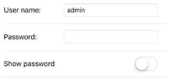 Time2 HSIP2 Wireless Surveillance Camera - Change the details for the Administrator only