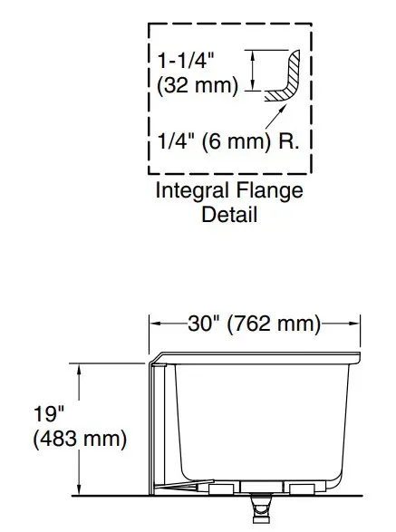 KOHLER K-20201-LA Underscore 60 x 30 Inch Alcove Bath (2)