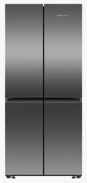 Fisher and Paykel RF500QNB1 Freestanding Quad Door Refrigerator Freezer