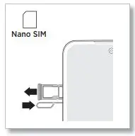 motorola One 5G ACE Mobile User Guide - Insert the SIM tool into the tray
