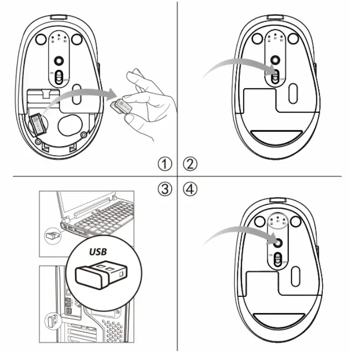 Shenzhen Hangshi Electronic Technology MD165 Wireless Mouse - diagram 2