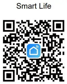 Apps Smart Life or Tuya App - qr code