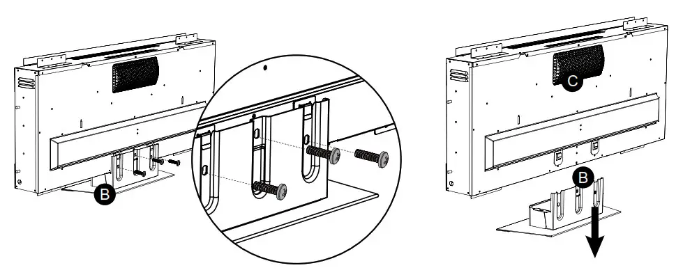 KOMODO SP5736 Wall Mount Electric power Place-Assembly 2