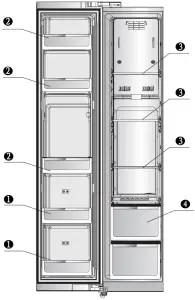 kogan KAMSBSF527B 584L - freezer food storage
