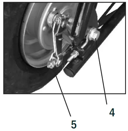 Coleman CT200U-EX V 196cc Mini Bike Instruction--Brake Adjustment