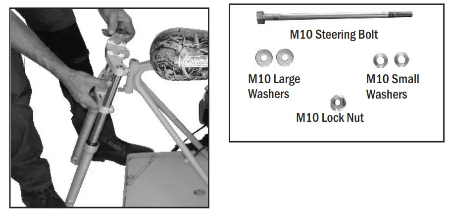 Coleman CT200U-EX V 196cc Mini Bike Instruction--CT200U-EX REMOVAL FROM CRATE