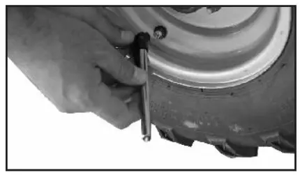 Coleman CT200U-EX V 196cc Mini Bike Instruction--Tires