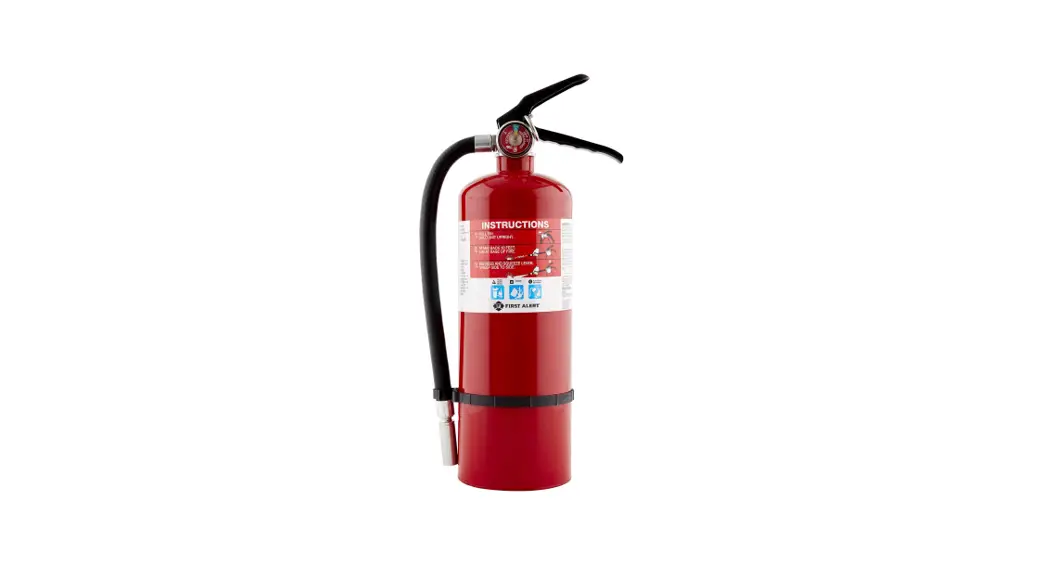 First Alert Fe3a40gr Rechargeable Heavy Duty Plus Fire Extinguisher User Manual