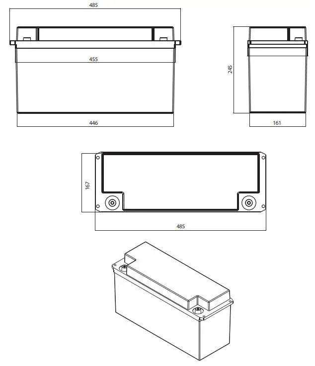 Enerdrive EPL-100BT-12V-SLIM B-TEC 100Ah 12V LiFePO4 Slim Case Lithium Battery Owner’s Manual - EPL-100BT-24V