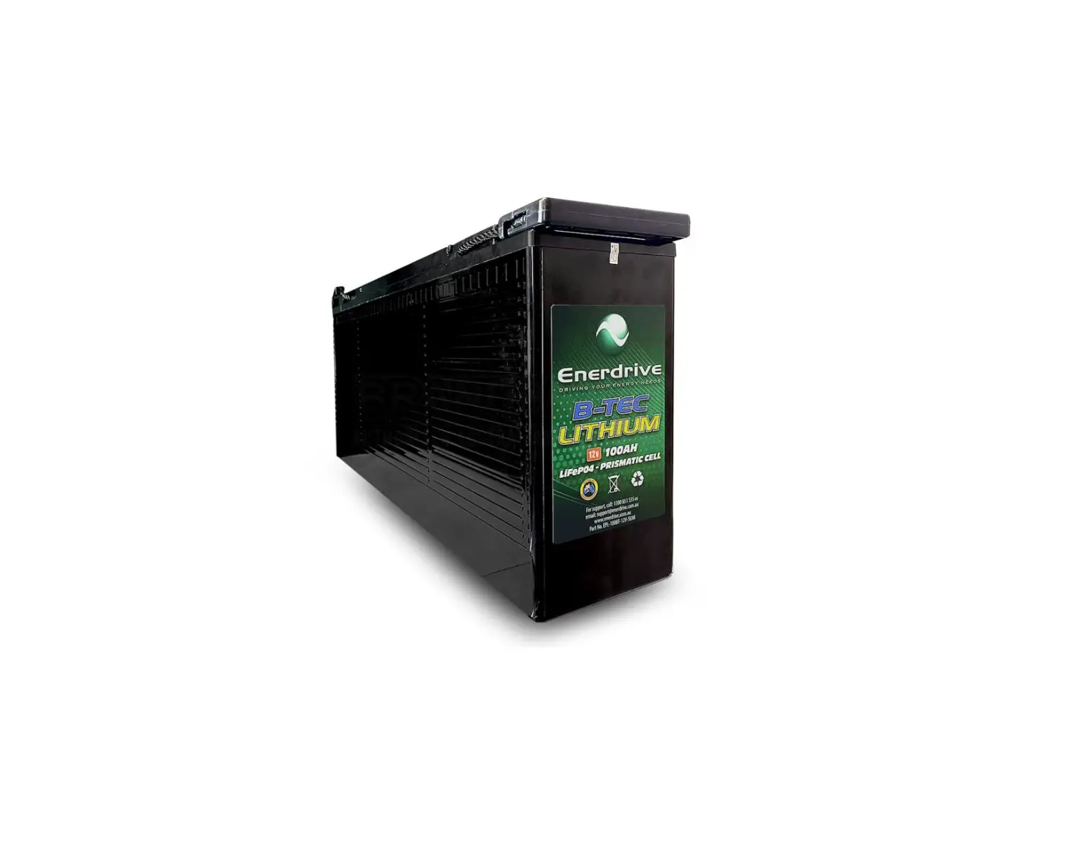 Enerdrive Epl-100bt-12v-slim B-tec 100ah 12v Lifepo4 Slim Case Lithium Battery Owner's Manual