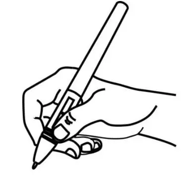 HUION WH1409 V2 Wireless Pen Tablet - Hold the pen