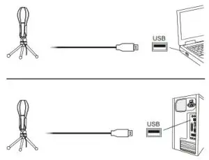hama 00139907 Microphone MIC-USB Stream - Operating instruction