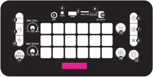 PYLE PHP18DJT - CONTROL BOARD