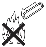 incinerate the battery