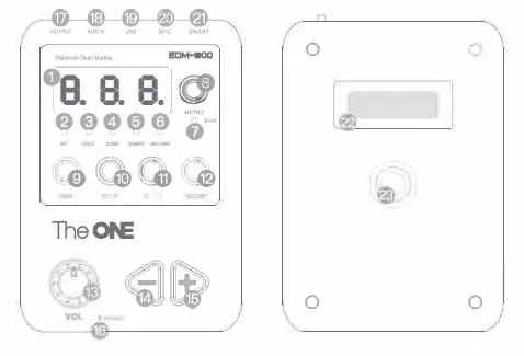 New Wanaka EDM-200 Electronic Drum fig3