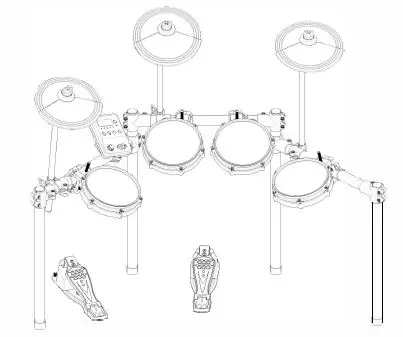 New Wanaka EDM-200 Electronic Drum image