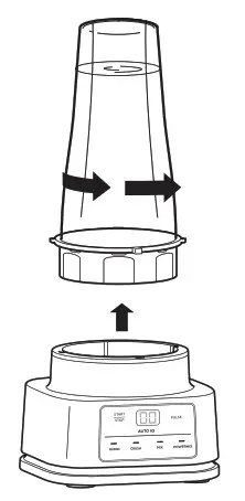 NINJA CB100UK 2 in 1 Power Nutri Blender- Remove the cup